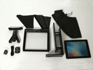 Teleprompter Datavideo TP-300 con iPad y maleta