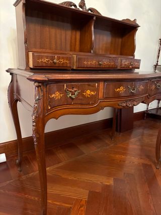 Escritorio antiguo Bureau de Dame madera