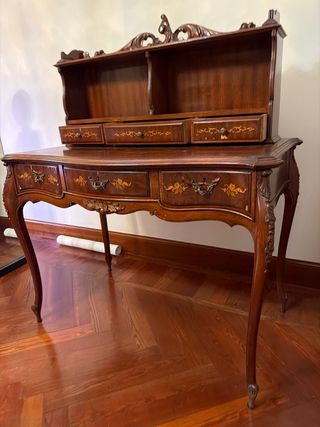 Escritorio antiguo Bureau de Dame madera