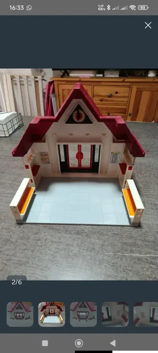 Lote Juguetes Fisher-Price y Playmobil Avión Casa