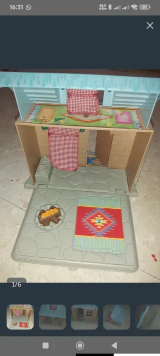 Lote Juguetes Fisher-Price y Playmobil Avión Casa