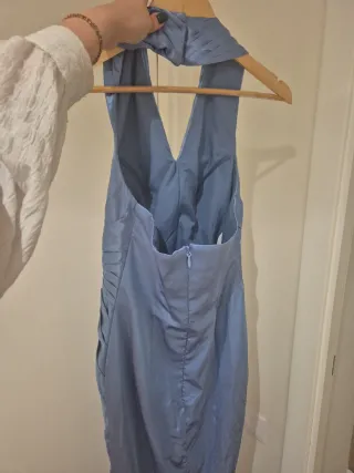 Vestido largo fiesta/invitada azul.