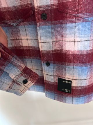 Sobrecamisa polar cuadros 9-10 años