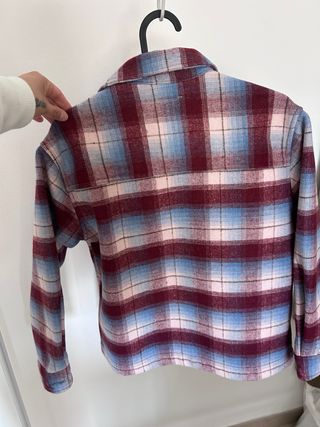 Sobrecamisa polar cuadros 9-10 años