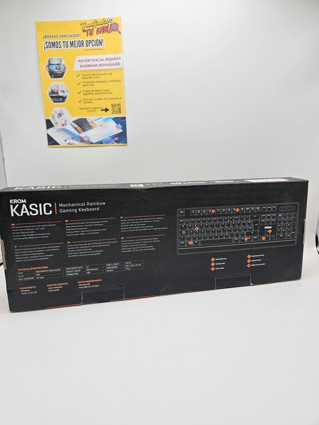 Nuevo:Teclado Mecánico KASIC Rainbow Gaming