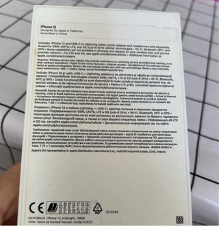 iPhone 13 negro prácticamente nuevo