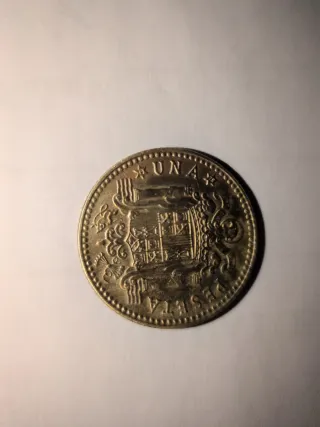 Moneda 1 Peseta Juan Carlos I 1975