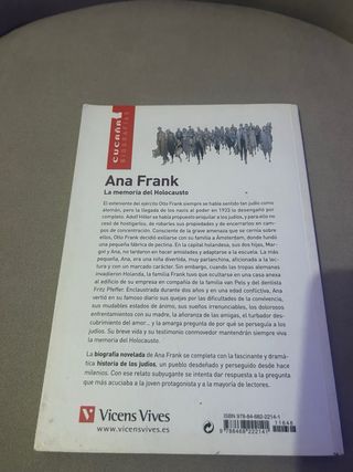 ANA FRANK. LA MEMORIA DEL HOLOCAUSTO (CUCAÑA)