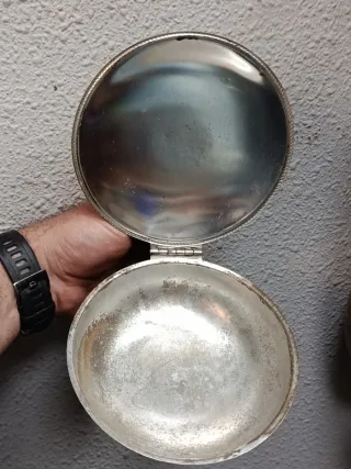 Recogemigas plata principios siglo XX