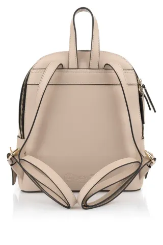 La Martina Zaino in Pelle Lusso Beige/Nero