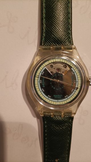 Swatch Francois Automatico Vintage Oro Verde