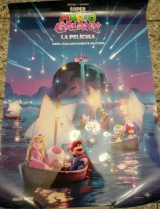 Póster Original Super Mario Galaxy La Película
