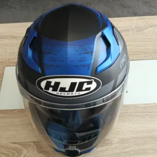Casco Moto HJC i70 Azul y Gris