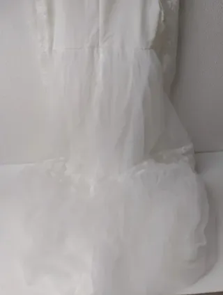 Vestido Comunión Niña Talla 10 Blanco