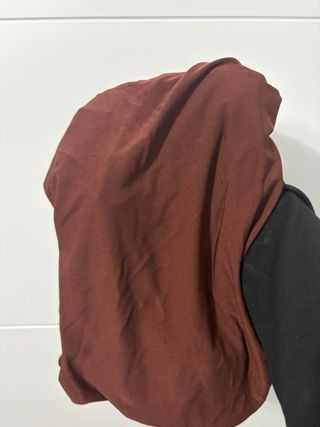 Juego 4 fundas sillas marrones nuevas