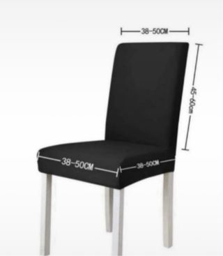 Juego 4 fundas sillas marrones nuevas