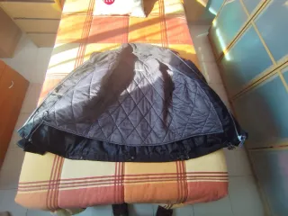 Chaqueta Moto Clover Negra Roja