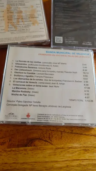 Lote 3 CDs CIBM Valencia