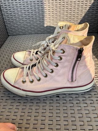Converse All Star Tela Rosa Tg 40