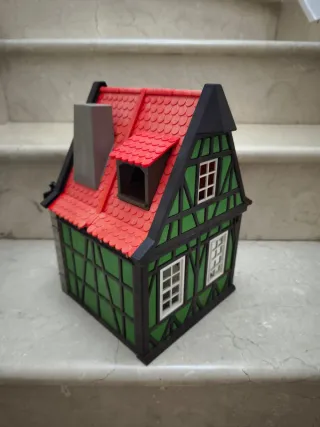 Playmobil medieval. Casa verde. Sastreria.