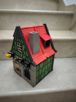 Playmobil medieval. Casa verde. Sastreria.