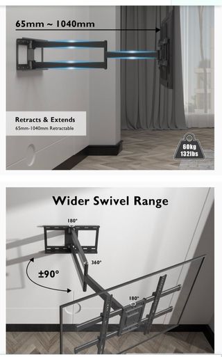 BONTEC Soporte TV Brazo Articulado