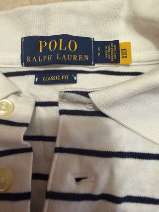Polo Ralph Lauren righe bianche/nere taglia S