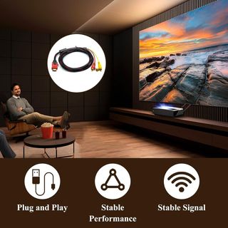 Cable HDMI a RCA 1.5M para Transmisión de Audio y