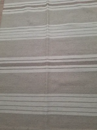 Alfombra Calma House Beige de Lana y Algodón