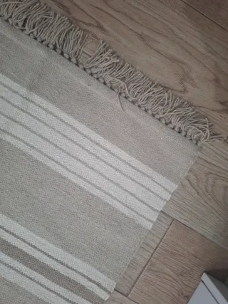 Alfombra Calma House Beige de Lana y Algodón