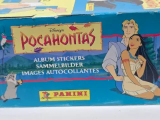 Caja 100 Sobres cromos Pocahontas Panini 1994
