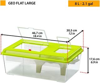 Ferplast Acuario de plástico para peces GEO MEDIUM