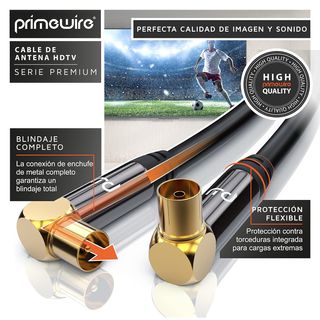 CSL-Computer 1m cable de antena HQ HDTV Premium -