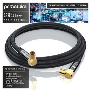 CSL-Computer 1m cable de antena HQ HDTV Premium -