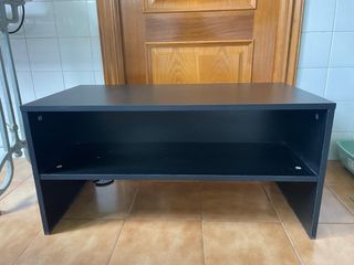 Mesa auxiliar negra madera
