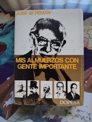 Libro" Mis almuerzos con gente importante"