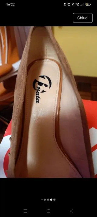 Scarpe Bata 37 con rialzo