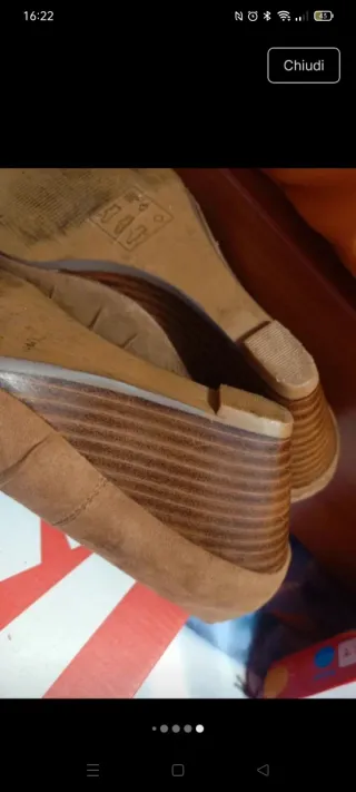 Scarpe Bata 37 con rialzo