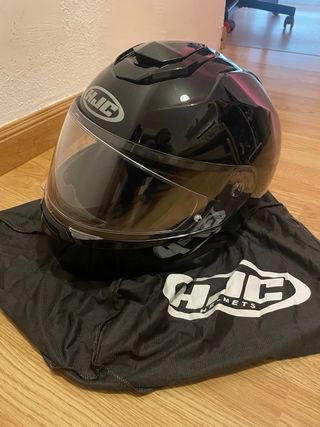 Casco Moto Modular HJC i91 Talla L Negro
