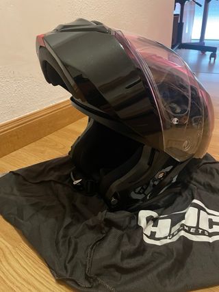 Casco Moto Modular HJC i91 Talla L Negro