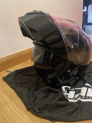 Casco Moto Modular HJC i91 Talla L Negro