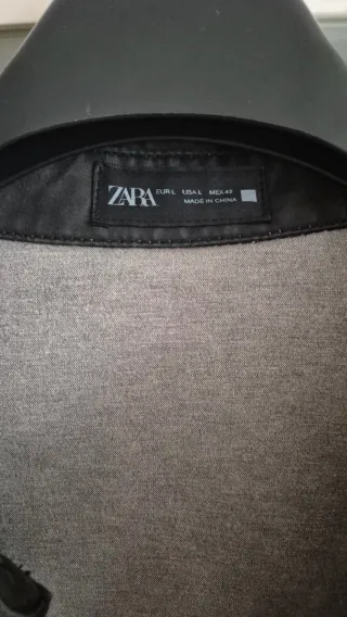 Sobrecamisa Zara Hombre Gris