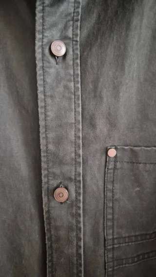 Sobrecamisa Zara Hombre Gris