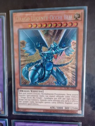 4 Carte Yu-Gi-Oh! Occhi Blu