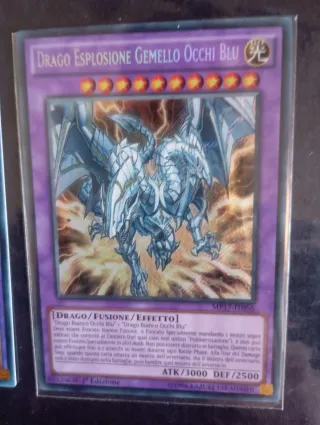 4 Carte Yu-Gi-Oh! Occhi Blu