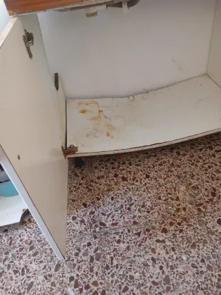 Fregadero doble con mueble