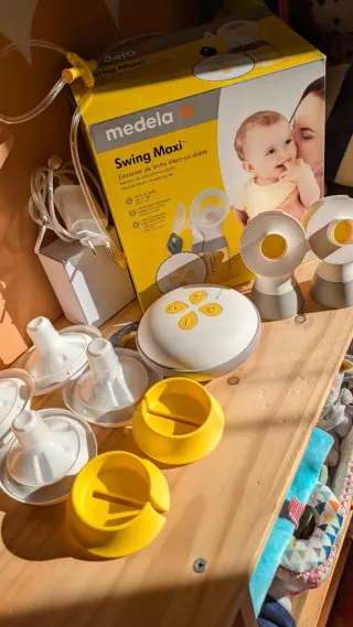 Sacaleches Eléctrico Doble Medela Swing Maxi