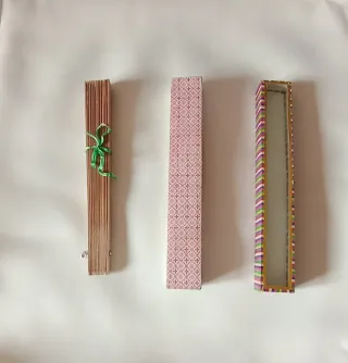 3 Abanicos Japoneses Madera