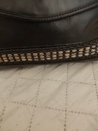 Bolso Piel Negro Mujer