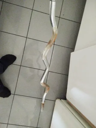 Barra cromada para discos de pesas